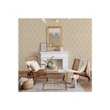 Adawall Modern Geometrik Desen Duvar Kağıdı | VERA 1502-2, Krem, Elyaf Taban (Non-Woven) - 16.5 m²