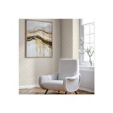 Adawall Modern Geometrik Desen Duvar Kağıdı | VERA 1509-2, Krem, Elyaf Taban (Non-Woven) - 16.5 m²