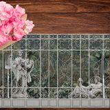 Adawall Modern Heykelli Amerikan Servis 4'lü Set 35X50CM