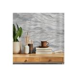 Adawall Modern Mermer Desen Duvar Kağıdı | OMEGA 23207-2, Gri, Elyaf Taban (Non-Woven) - 16.5 m²