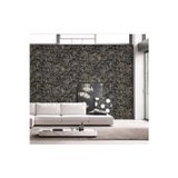 Adawall Modern Taş Desen Duvar Kağıdı | ROKA 23103-5, Siyah, Elyaf Taban (Non-Woven) - 16.5 m²