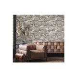 Adawall Modern Taş Desen Duvar Kağıdı | ROKA 23104-3, Koyu, Gri, Elyaf Taban (Non-Woven) - 16.5 m²