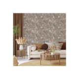 Adawall Modern Taş Desen Duvar Kağıdı | ROKA 23114-1, Açık, Krem, Elyaf Taban (Non-Woven) - 16.5 m²
