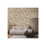 Adawall Modern Tuğla Desen Duvar Kağıdı | ROKA 23105-3, Krem, Kahverengi, Elyaf Taban (Non-Woven) - 16.5 m²