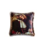 Adawall Mr. Monkey Kadife Yastık (Maymunlu Yastık, Dolgusu Boncuk Elyaf, Uluslararası Yıkama Ve Solmama Sertifikası)