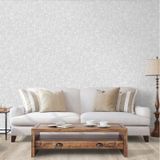 Adawall Muse Koleksiyonu- 25103-1 Kırık Beyaz Dokulu Modern Duvar Kağıdı 1.06x15.6m, 16.5m²