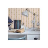 Adawall Neoklasik Gizli Süslemeli Çizgili Duvar Kağıdı | SEVEN 7804-1, Bej, Açık, Elyaf Taban (Non-Woven) - 16.5 m²