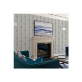Adawall Neoklasik Gizli Süslemeli Çizgili Duvar Kağıdı | SEVEN 7804-3, Gri, Elyaf Taban (Non-Woven) - 16.5 m²