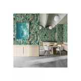 Adawall Octagon 1201-4 Modern Mermer Duvar Kağıdı (Mavi)