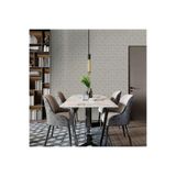 Adawall Omega 23201-4 Koyu Gri Istiridye Desenli Duvar Kağıdı 16,50M2, Gri, 100 X 110