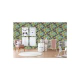 Adawall Papağan ve Tropikal Bitkili Trend Duvar Kağıdı | TROPICANO 9905-4, Gri, Kağıt Taban - 16.5 m²