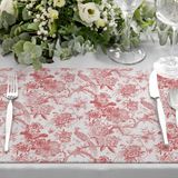 Adawall Red Garden Amerikan Servis 4'lü Set 35X50CM
