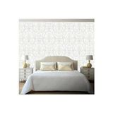 Adawall Renkli Damask Desen Duvar Kağıdı | TROPICANO 9901-1, Beyaz, Kağıt Taban - 16.5 m²