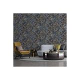 Adawall Roka 23101-4 Mermer Desenli Düz Sade Duvar Kağıdı, Kahverengi, 100 X 110