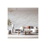 Adawall Roka 23102-1 Mermer Desenli Düz Sade Duvar Kağıdı, Beyaz, 100 X 110