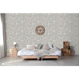 Adawall Roka 23103-3 Gümüş Renkli Damarlı Duvar Kağıdı 16,5 M2