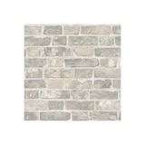 Adawall Roka/Gri Tuğla Desen Duvar Kağidi 23104-2, Gri, 100 X 110