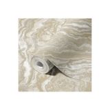 Adawall Roka/Krem Mermer Desen Duvar Kağidi 23102-3, Krem, 100 X 110