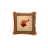 Adawall Saddle Desen Kadife Yastık/kırlent (Dolgu Boncuk, Elyaf Uluslararası Yıkama ve Solmama Sertifikası)
