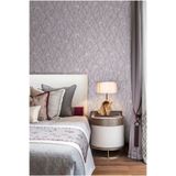 Adawall Seven 7800-2 Lila Çiçek Desenli Duvar Kağıdı 16,50M2, Gri, 100 X 110