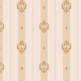 Adawall Seven 7804-1 Serisi 100x110 Neoklasik Gizli Süslemeli Çizgili Duvar Kağıdı