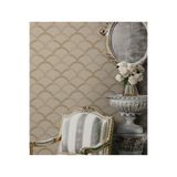 Adawall Seven 7811 Simetrik Dalgalar Desenli Duvar Kağıdı 16,5M2, 7811-4 Koyu Kahverengi Bej, 100 X 200