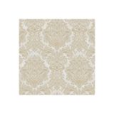 Adawall Seven Barok Damask Desenli Bej Duvar Kağıdı 16,50 M² 7807-1, Bej, 53 X 10