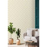 Adawall Seven Basit Dalgalar Desenli Duvar Kağıdı (16,5M2), Bej,Açık, 100 X 200