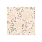 Adawall Seven Çiçek Açan Güller Ve Damask Desenli Duvar Kağıdı (16,5M2), Krem,Pembe, 106 X 10