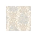 Adawall Seven Çiçek Detaylı Rokoko Damask Desenli Duvar Kağıdı (16,5M2), Bej,Açık,Beyaz, 106 X 10