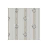 Adawall Seven Neoklasik Gizli Süslemeli Çizgili Duvar Kağıdı (16,5M2), Gri, 106 X 10
