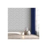 Adawall Soyut Kumaş İle Duvar Kağıdı İlham Desen | SEVEN 7806-5, Gri, Açık, Gümüş, Elyaf Taban (Non-Woven) - 16.5 m²