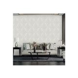 Adawall Timeless Bloom Design Wallpaper - Damask Desenli Duvar Kağıdı | ROCOCO 1401-3/15, Çok renkli, Gri, Krem, Elyaf Taban (Non-Woven) - 16.5 m²