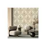 Adawall Timeless Bloom Design Wallpaper - Damask Desenli Duvar Kağıdı | ROCOCO 1401-6/15, Vizon, Çok renkli, Krem, Elyaf Taban (Non-Woven) - 16.5 m²
