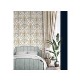 Adawall Tropicano Damask Desenli Duvar Kağıdı, Karışık Renkli, 35 X 100