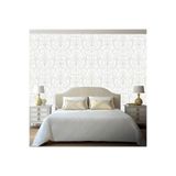 Adawall Tropicano Koleksiyonu 9901-1 Duvar Kâğıdı, Beyaz, 110 X 110