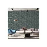 Adawall Yaprak Desenli Duvar Kağıdı | VERA 1507-5, Mavi, Elyaf Taban (Non-Woven) - 16.5 m²