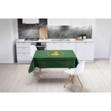 Adawall Yeşil Büst Detaylı Masa Örtüsü - 160 x 220 cm