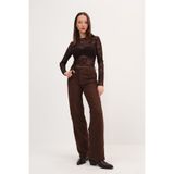 Addax Süet Wide Leg Pantolon PN17615