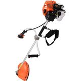Adden Yandan Benzinli Tırpan Motoru 52 cc Motorlu Ot Çim Biçme Makinesi 3 Hp Güçlü Yandan Askılı Tırpan Misina Başlıklı Metal Bıçaklı Set