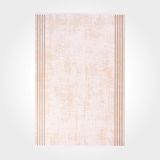 Addilyn Krem Çerçeveli Modern Geometrik Etnik Desenli Boho Makinada Yıkanabilir Hafif Hav Toz Vermez Leke Tutmaz Kaymaz Taban Dijital Makine Baskı Halı Oturma Odası Salon Yolluk Koridor Mutfak Halısı