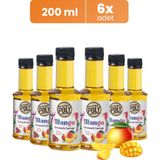 Addis Ababa Coffee 6'lı Mango Aromalı Kahve Şurubu 6x200 ml & Premium Blend Kahve 100 gr