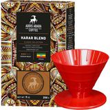 Addis Ababa Coffee Harar Blend Kahve ve V60 Dripper ( Etiyopya Kahvesi ile ) - 250 gr
