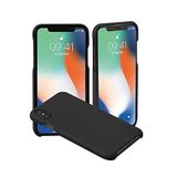 Addison IP-888 İnce İz Yapmaz Siyah Iphone X Cep Telefon Kılıfı