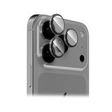 Addison iPhone 17 Pro/17 Pro Max Temperli Kamera Lens Koruyucu - Gri