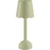 Addison Ross Scallop Adaçayı Yeşili Lake Şarjlı LED Masa Lambası - Renkli