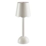 Addison Ross Scallop Beyaz Lake Şarjlı LED Masa Lambası - Renkli