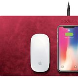 Addison WMP-15 KırmızıMouse Pad Kablosuz Telefon Şarj Edici