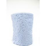 Ade Soft Bahar Peluş Bebek Battaniye Kabartmalı 100x120cm - Mavi
