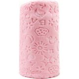 Ade Soft Peluş Bebek Battaniye Kabartmalı 100x120cm - Pembe